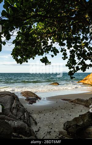 Forte Beach. Florianopolis, Santa Catarina, Brasile. Foto Stock