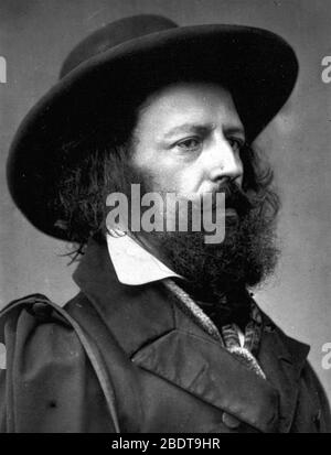 ALFRED, Lord TENNYSON (1809-1892) poeta inglese Foto Stock