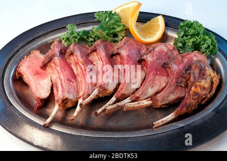 Rack di Agnello, di James D Coppinger/Dembinsky Photo Assoc Foto Stock