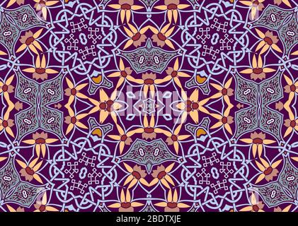 Marocco sfondo per carta da parati, sfondo, art deco, tessile, stampa Foto Stock