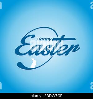 Banner buon giorno di Pasqua - Tipografia Foto Stock