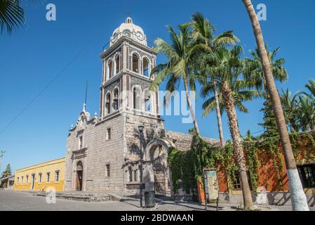 La missione di Loreto, nella città di LORETO, la prima capitale della California nello stato di Baja California sur. MESSICO Foto Stock