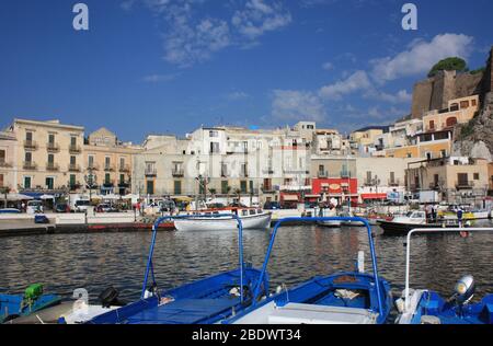 Marina corta, Lipari Foto Stock