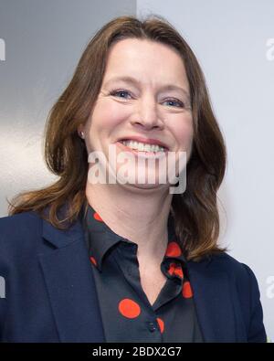 Larbert, Regno Unito. 21 marzo 2019. Nella foto: Catherine Calderwood FRCOG FRCPE è un consulente ostetrico e ginecologo, originario dell'Irlanda del Nord, che ha vissuto e lavorato in Scozia per diversi anni. Capo medico ufficiale per la Scozia dal 2015 al 2020, ma è stata costretta a dimettersi dopo che è stata catturata rompere il suo consiglio di reparto durante la pandemia di coronavirus e la sera del 5 aprile 2020, Calderwood dimissed. Foto Stock