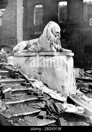 San Francisco terremoto, 1906 Foto Stock