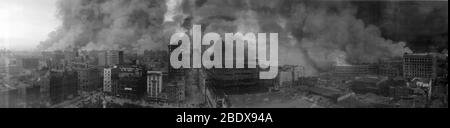 San Francisco terremoto, 1906 Foto Stock