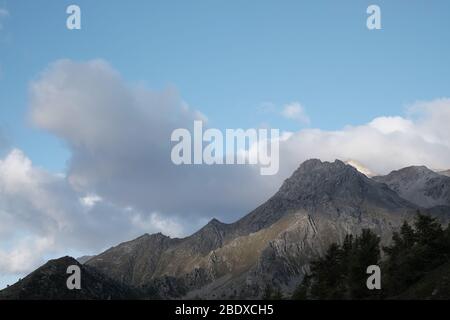 Paesaggio della Valsusa in piemonte Foto Stock