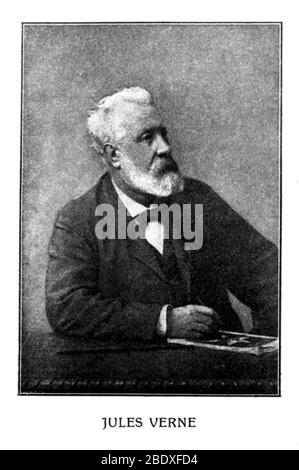 Jules Verne, autore francese Foto Stock