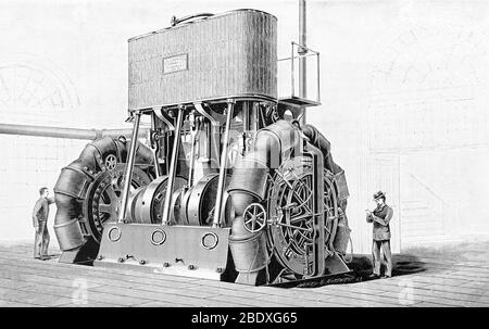 Thomas Edison, dinamo multipolare, 1894 Foto Stock