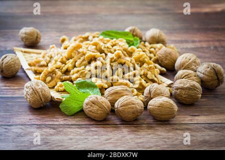 Cibo organico heathy - noce Foto Stock