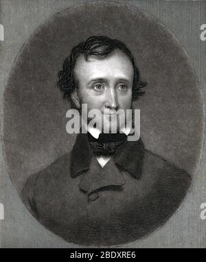 Edgar Allan Poe, autore americano Foto Stock