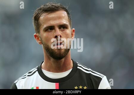 5 miralem pjanic durante Juventus FC calcio italiano Serie A Stagione 2019/20, serie italiana una partita di calcio a Torino, Italia, Gennaio 01 2020 Foto Stock