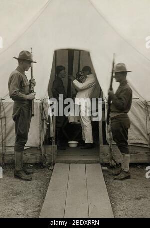 WWI, influenza spagnola Pandemic, 1918 Foto Stock