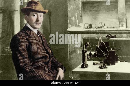 Guglielmo Marconi, inventore italiano Foto Stock