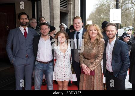 TRIC Awards arrivi a Grosvenor House con: Coronation Street Cast dove: Londra, Regno Unito quando: 10 Mar 2020 credito: Phil Lewis/WENN Foto Stock