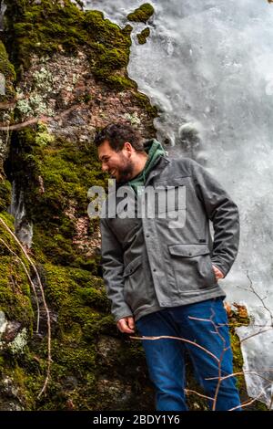 Bracebridge Conservation Area Muskoka Algonquin Highlands Bracebridge Ontario Canada in inverno Foto Stock