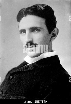 Nikola Tesla, Serbian-American inventore Foto Stock