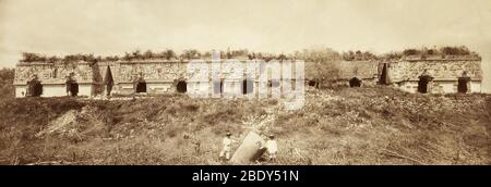 Palazzo del governatore, Uxmal, Messico Foto Stock