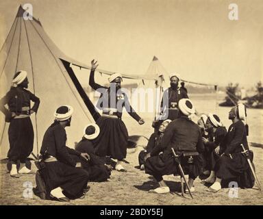 Zouave Storyteller Foto Stock