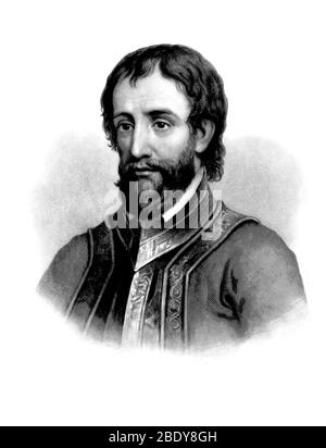 Hernando De Soto, il conquistador spagnolo Foto Stock