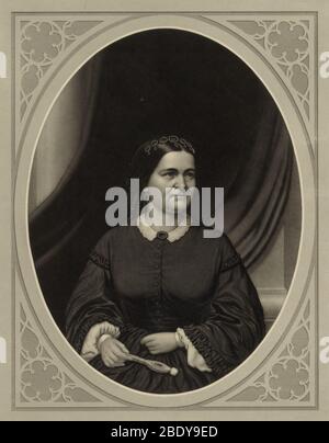 Mary Todd Lincoln, First Lady Foto Stock