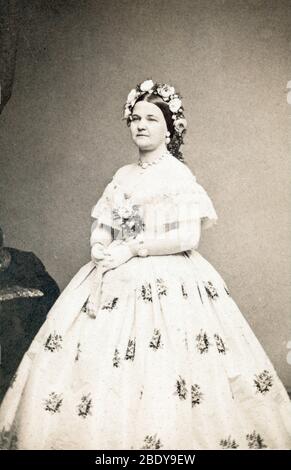 Mary Todd Lincoln, First Lady Foto Stock