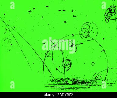 Reazione nucleare catalizzata nella camera di bolla Foto Stock