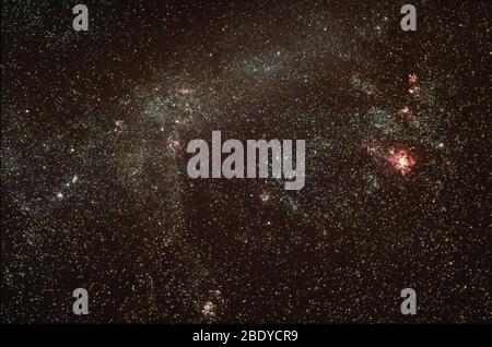 Grande nuvola Magellanica, LMC Foto Stock