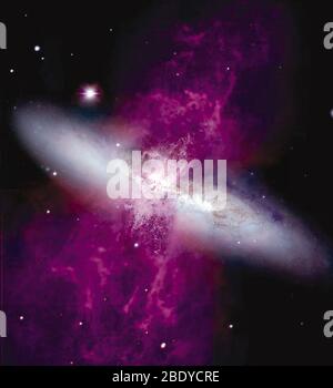 Cigar Galaxy, M82, NGC 3034 Foto Stock