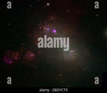 Piccola nuvola Magellanica, SMC Foto Stock