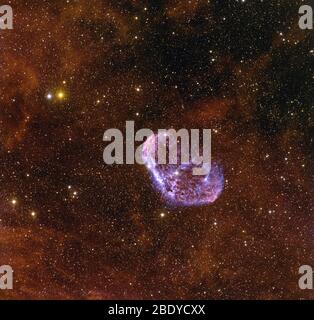 Crescent Nebula, NGC 6888, Caldwell 27 Foto Stock