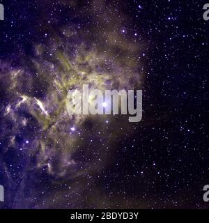 Flaming Star Nebula, IC 405, Caldwell 31 Foto Stock