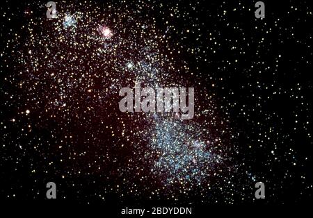 Piccola nuvola Magellanica, galassia nano irregolare Foto Stock