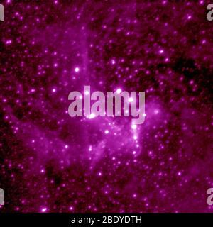 Centro Galattico, Via Lattea, infrarossi Foto Stock