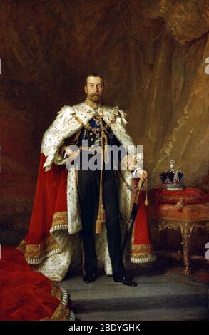 George V, re d'Inghilterra Foto Stock