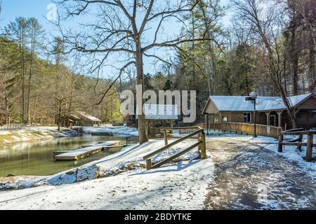 Natural Bridge state Resort Park in Kentucky Foto Stock