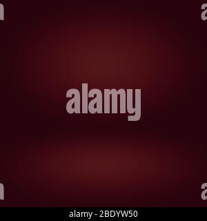 Sfondo rosso astratto del modello. L'immagine può essere utilizzata come web ad o stand product. studio con spazio vuoto parete sfumata scura. Foto Stock