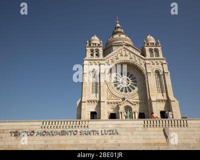 Santuário de Santa Luzia Basílica de Santa Luzia Viana do Castelo Portogallo Foto Stock