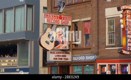 Ernest Tubb Record shop a Nashville - NASHVILLE, STATI UNITI - 17 GIUGNO 2019 Foto Stock