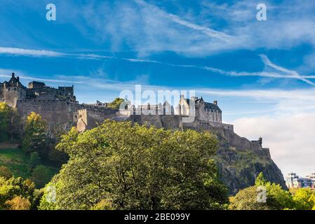 Bella città di Edimburgo in Scozia, Regno Unito Foto Stock