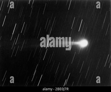 Comet Cunningham, Dicembre 21, 1940, fotografati con 5 pollici di apertura Ross lente. Foto Stock