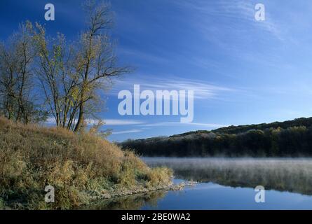 Fiume St Croix, fiume St Croix Wild & Scenic, Wild River state Park, Minnesota Foto Stock