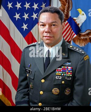 General Colin Powell, (USA), (scoperti) ritratto Foto Stock