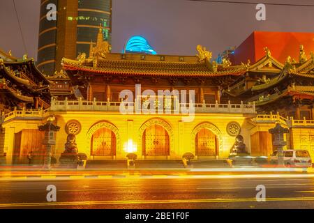 Jing un tempio a Shanghai, Cina Foto Stock