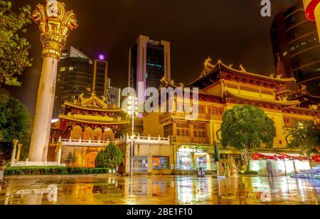 Jing un tempio a Shanghai, Cina Foto Stock