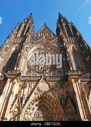 Repubblica Ceca, Praga, Cattedrale di San Vito Foto Stock