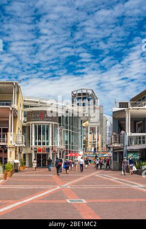 Città del Capo, Sud Africa - 29 gennaio 2020: Vista degli edifici nel centro della città. Vericale Foto Stock