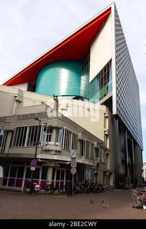 Edificio moderno di TivoliVredenburg ad Utrecht Foto Stock