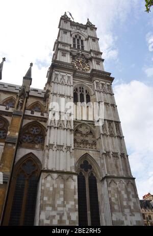 Westminster Abbey a Westminster, Londra, Regno Unito Foto Stock