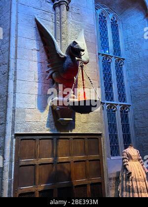 La Grande Sala - WB Harry Potter Studio Tour, Inghilterra Foto Stock